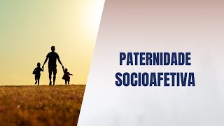 Paternidade socioafetiva [upl. by Shantha156]