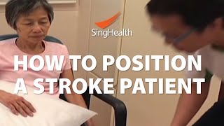 How To Position A Stroke Patient [upl. by Koby]