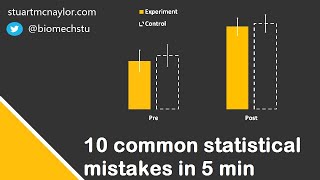 Ten Statistical Mistakes in 5 Min [upl. by Laurita]